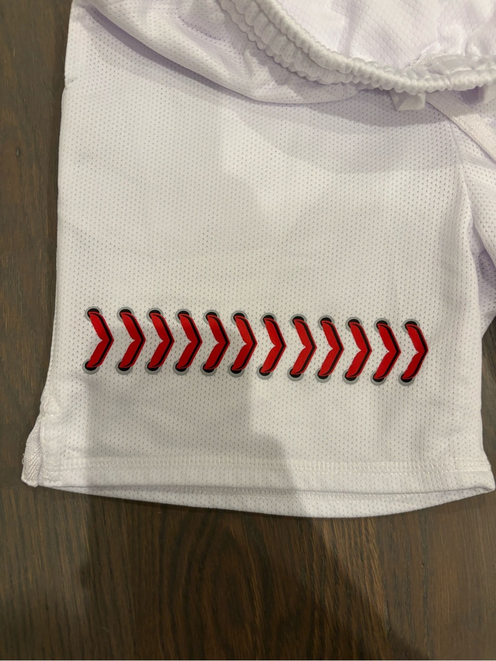 Baseball Lifestyle 101 Boys’ White Shorts - Picture 4 of 7